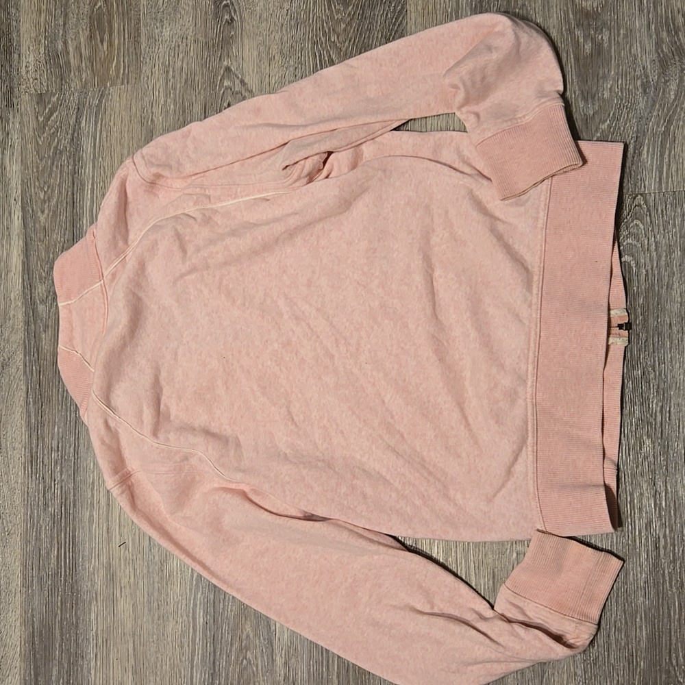 NIKE Light Pink Zip Up Sweat Jacket Sz Small - Picture 4 of 5